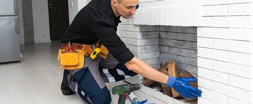 Fireplace Damaged Damper Frame Repair Services in Reisterstown, Maryland