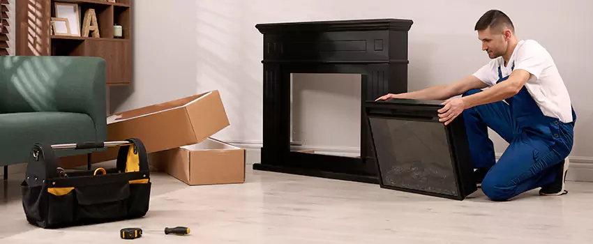 Old Rusted Metal Fireplace Repair And Replacement in Reisterstown, MD