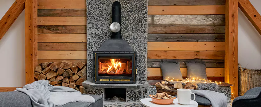 Thelin Hearth Products Direct Vent Gas Stove Fireplace Inspection in Reisterstown, Maryland